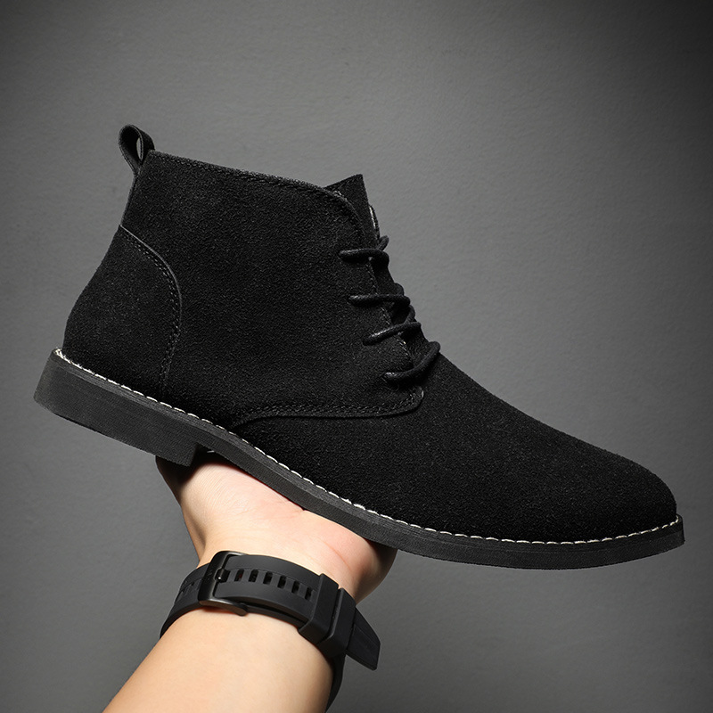 รองเท้าบูทเชลซีสีน้ำตาลสไตล์อั - Men Formal Wear With Boots บทวิจารณ์และราคา