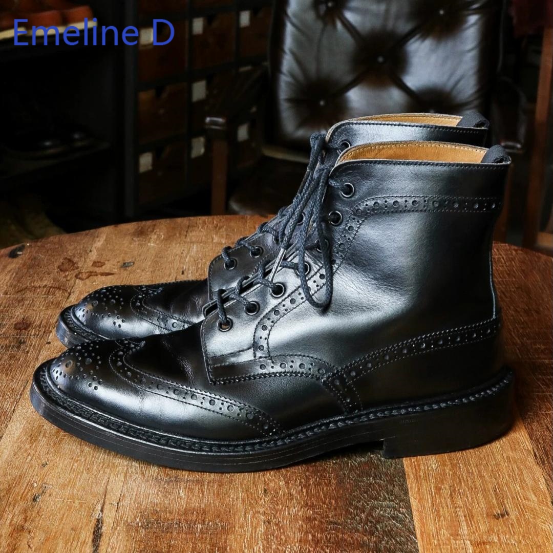 รองเท้าบูทหุ้มข้อผู้ชายสไตล์บร - Formal Men Daily Wear Footwear บทวิจารณ์และราคา