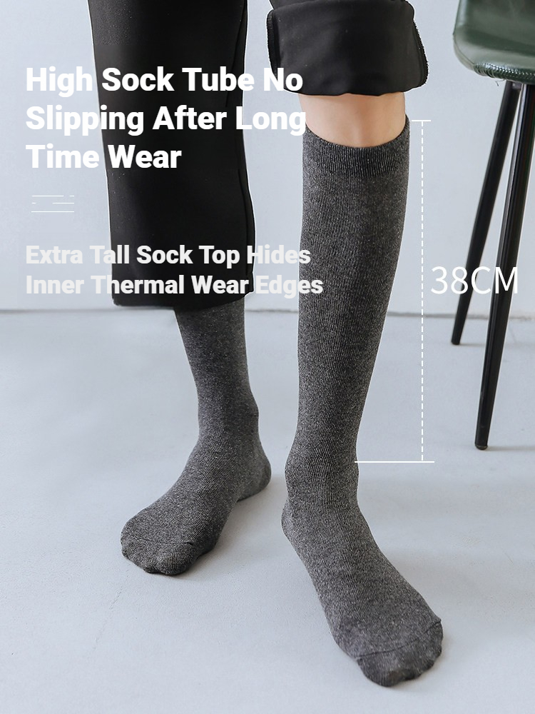 ถุงเท้าผู้ชายสีพื้นยาวถึงเข่า  - Sock Garter Men บทวิจารณ์และราคา
