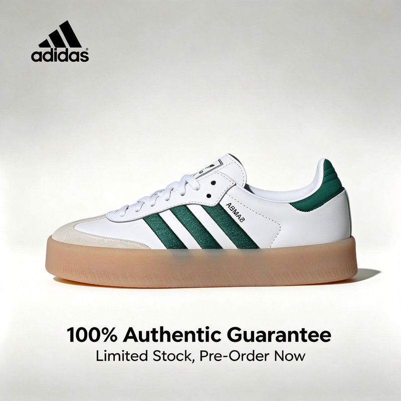 รองเท้าผ้าใบแพลตฟอร์มทรงเตี้ยแ - Adidas Shoes Samba บทวิจารณ์และราคา